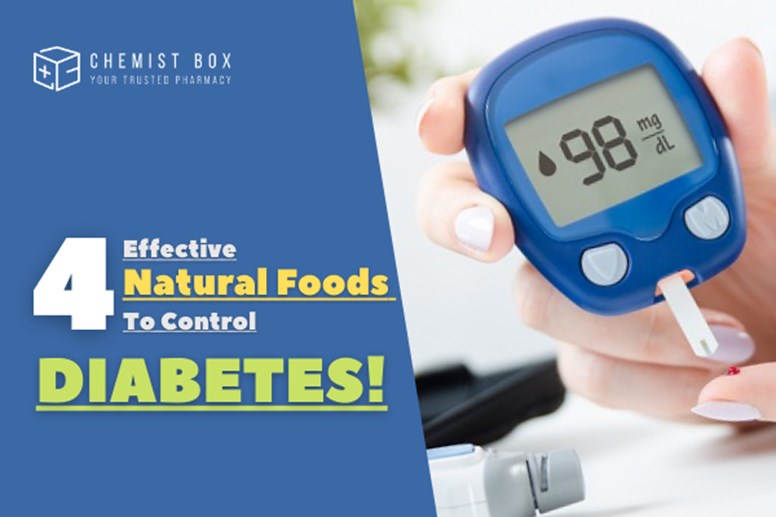 4 Effective Natural Foods To Control Diabetes! 
