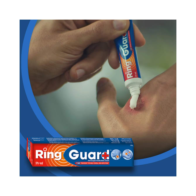 20g Ring Guard Anti Fungal Medicated Cream Relief from Ringworm & Skin  Infection | eBay
